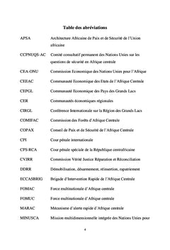 Les déclinaisons de la démocratie dans la pratique de la CEEAC