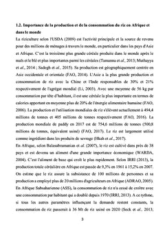 Synthèse bibliographique sur les batteuses-vanneuses à riz