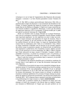 Etude de la vulnérabilité au risque Tsunami en Algérie du Nord