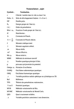 Oscillateur anharmonique quantique à N dimensions