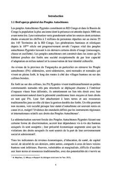 Monographie sur les Peuples Autochtones Pygmées du Tanganyika