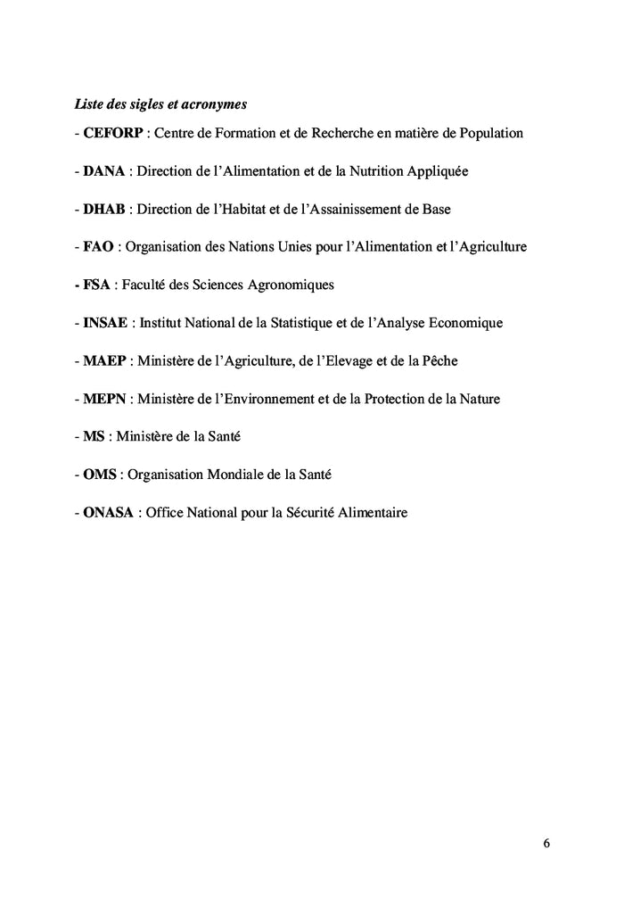 Restauration de rue et santé des populations