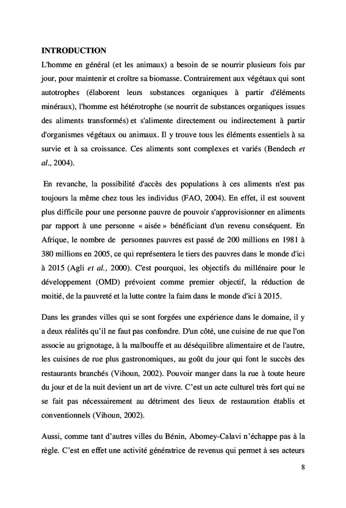 Restauration de rue et santé des populations