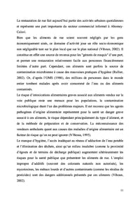 Restauration de rue et santé des populations