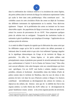 Circulation illicite des armes légères en territoire de Djugu:Est RDC