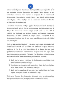 Circulation illicite des armes légères en territoire de Djugu:Est RDC