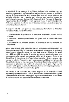 OUTIL D'INSERTION PROFESSIONNELLE sport et animation