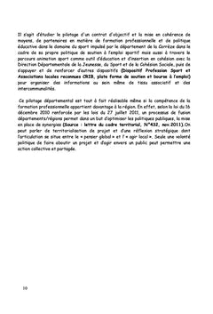 OUTIL D'INSERTION PROFESSIONNELLE sport et animation