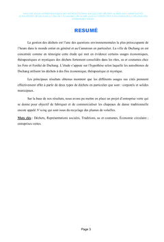 Représentations Sociales des Déchets