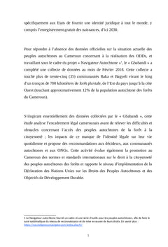 La citoyenneté des peuples autochtones des forêts du Cameroun