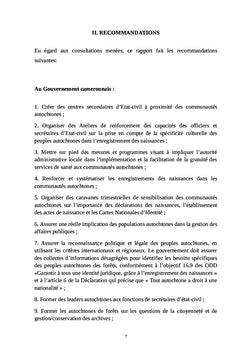 La citoyenneté des peuples autochtones des forêts du Cameroun