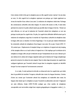 Approche interdisciplinaire en traduction des métaphores