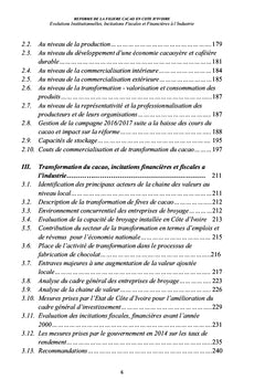Réforme de la filière cacao en Côte d'Ivoire