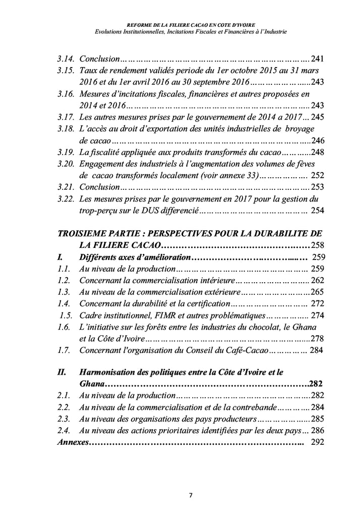 Réforme de la filière cacao en Côte d'Ivoire