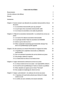 La concertation intersectorielle appliquée au partenariat social