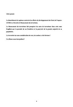 BLANCHIMENT DE CAPITAUX ET FINANCEMENT DU TERRORISME