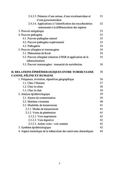 La tuberculose humaine, canine et féline