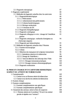 La tuberculose humaine, canine et féline