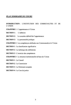 L'essentiel des institutions européennes