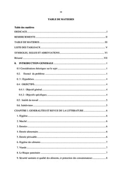 Problématique de l'hygiène des viandes de vache aux marchés de Bukavu