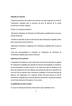 Le rôle de l'information comptable dans la prise de décision