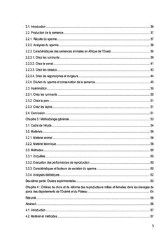 Performances de reproduction et insémination porcine au Bénin