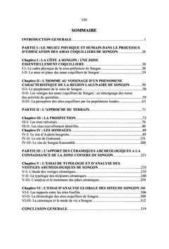 La céramique des amas coquilliers de Songon (Sud-Côte d'Ivoire)