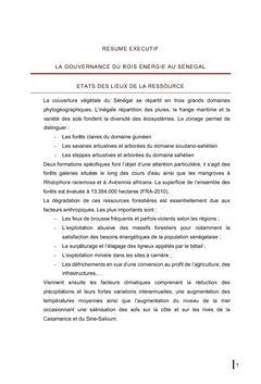 Décentralisation et Gestion Forestière au SENEGAL