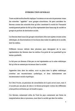 L'implication des femmes du Nord de la Côte d'Ivoire