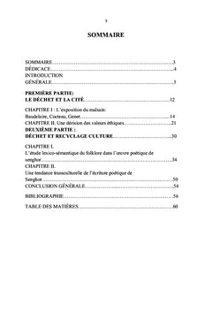 Déchet, Déchéance et Création poétique