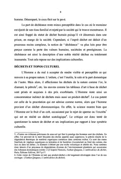 Déchet, Déchéance et Création poétique