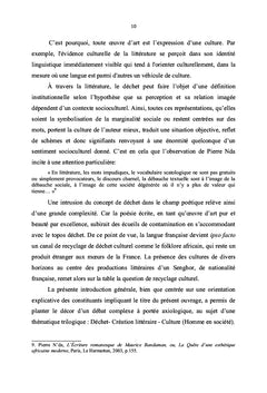 Déchet, Déchéance et Création poétique