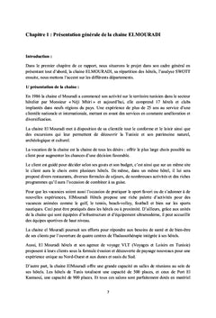 La gestion d'e-réputation dans une chaîne hôtelière. Cas ELMOURADI