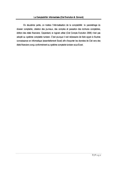 La Comptabilité Informatisée