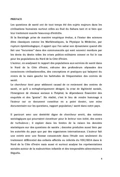 Regard sociologique sur le comportement de santé dans le nord Ivoirien