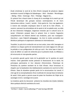 Regard sociologique sur le comportement de santé dans le nord Ivoirien