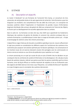 Etude et prototypage de solutions autour des stream processing