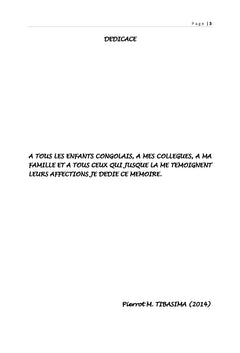 Etude d'impacts socioéconomiques du projet Kibali à l'est de la RDC