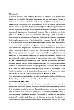 Émergence de la biotechnologie et son impact sur le secteur industrie