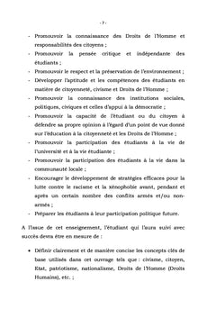 Education à la Citoyenneté et Droits de l'Homme
