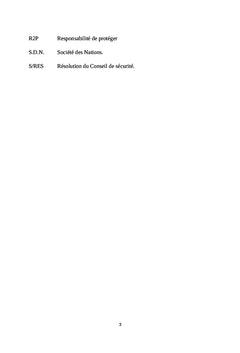Du Droit d'ingérence humanitaire à la Responsabilité de protéger