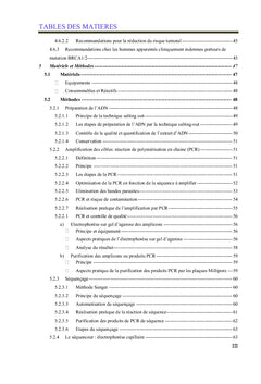 Génétique des cancers familiaux du sein et/ou de l'ovaire