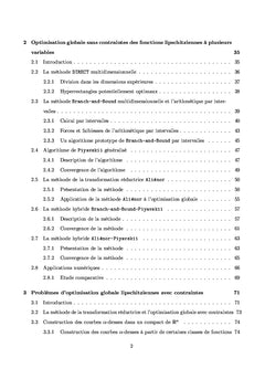 Efficacité et fiabilité des méthodes utilisant l'approche B&B