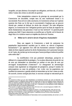 La responsabilité de protéger : cas pratique et mise en oeuvre