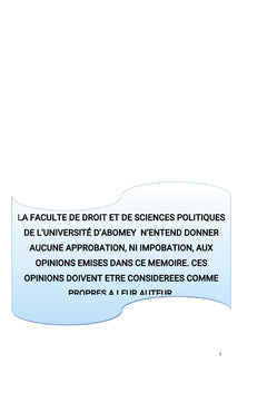 La responsabilité politique du Gouvernement en Afrique