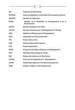 Microfinance et défis du financement rural en Afrique subsaharienne