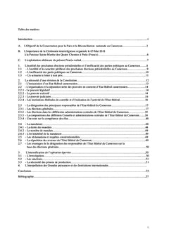 Gouvernance et stabilité sociopolitique en Afrique