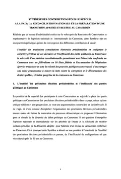 Gouvernance et stabilité sociopolitique en Afrique