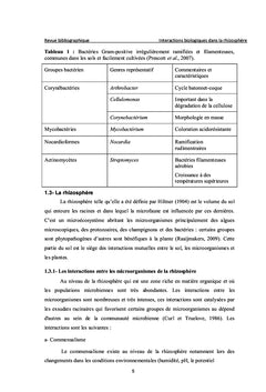 Effet PGPR de quelques Streptomyces