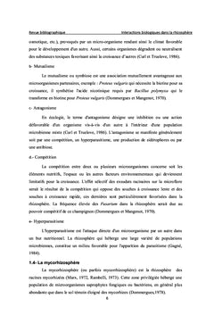 Effet PGPR de quelques Streptomyces